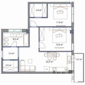 ЖК Fine Flats Sofia, Софиевская Борщаговка