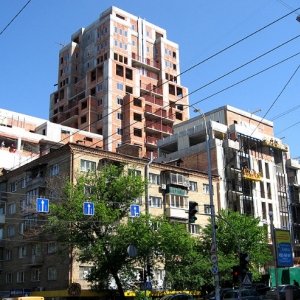 Офисно-жилой центр, Киев, Паньковская - Саксаганского